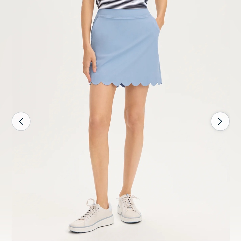RNWK sky  Blue Scalloped skirt size M